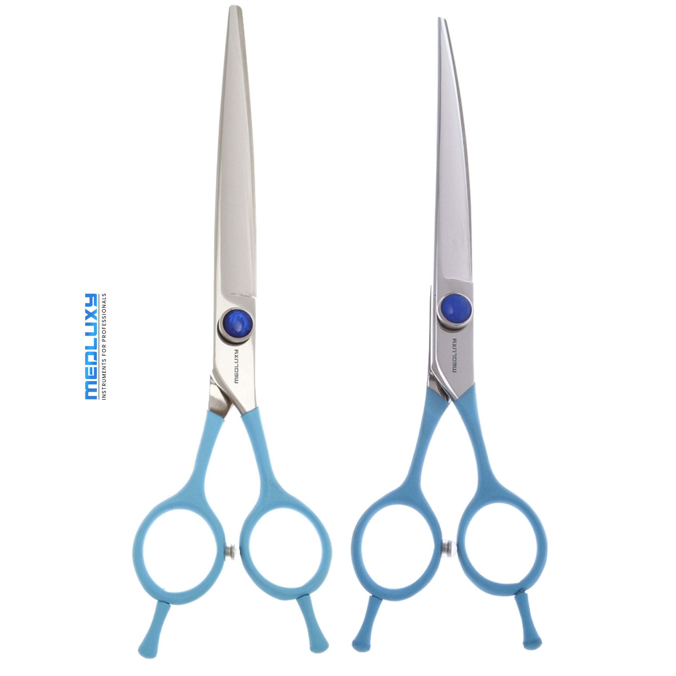 Medluxy PET – Trimscharen Set – Recht & Gebogen – SuperCut - 20 cm (8 inch)